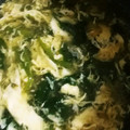 ハリネズミYK's cooksnap of when they made ほうれん草と卵のスープ.