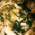 ハリネズミYK's cooksnap of when they made 簡単♪卵とほうれん草の春雨スープ.