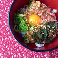 ふたごゆき's cooksnap of when they made さっぱり！梅納豆の卵黄しょうゆ漬けごはん.
