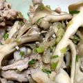 maaaipo's cooksnap of when they made 包丁いらずの豚肉と舞茸の追いマヨ炒め.