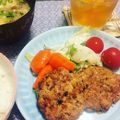 あすみん☻'s cooksnap of when they made 彼氏喜ぶご飯10豆腐かさましつくねバーグ.