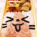 ジョイン's cooksnap of when they made 超簡単キャラ弁☆アイルー　モンハン.