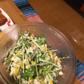クック1XCI81☆'s cooksnap of when they made コーンと水菜のゴマドレ白あえ◆簡単！.