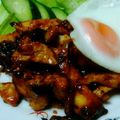 00シルバ's cooksnap of when they made ゴボウと胡桃と鶏むね肉の甘辛旨煮.