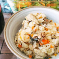 elyse's cooksnap of when they made 丸ごと☆秋刀魚ときのこの炊き込みご飯.