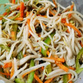 mataeeee's cooksnap of when they made レンジで簡単　もやしとピーマンのナムル.
