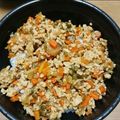 りんごのほっぺ♡'s cooksnap of when they made 鶏そぼろ丼★人参玉ねぎ入り☆お弁当にも！.