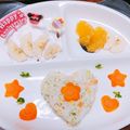 chilpanda's cooksnap of when they made 1歳誕生日☆離乳食ケーキ風プレート.