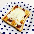 Chikatan☆'s cooksnap of when they made こんがりチーズの照り焼き竹輪トースト！.
