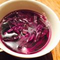 kaokaofood's cooksnap of when they made 春はあけぼの♡紫スープ♡.