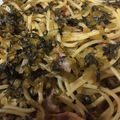 akochan910's cooksnap of when they made ベーコンと高菜のにんにく醤油パスタ♡.
