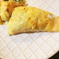 サン☆'s cooksnap of when they made 大根菜とひき肉オムレツ【家庭菜園 葉大根.