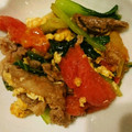 kayoayu's cooksnap of when they made 牛肉とトマトと卵のオイスターソース炒め.
