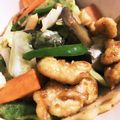 kayskei's cooksnap of when they made 鶏むね肉と夏野菜のピリ辛炒め.