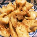 tmkママ's cooksnap of when they made ｼｬｷｼｬｷ蓮根の甘辛ｺﾞﾏ炒め♪.