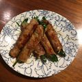 クック0XGVPC☆'s cooksnap of when they made ニラの豚肉巻き　紹興酒で更に旨い.