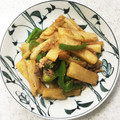RoomA's cooksnap of when they made 長芋と豚肉の炒め物.