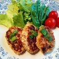 さくらもこもこ's cooksnap of when they made 鯖と豆腐のふんわりつみれハンバーグ.