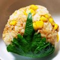 Richland☆Y's cooksnap of when they made 焼きとうもろこし味のおむすび。.