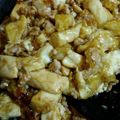 kibunya16's cooksnap of when they made 節約 豚挽き肉豆腐の甘辛炒め 簡単ウマイ.