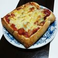 碧きりん's cooksnap of when they made ケチャップで簡単ピザソースのピザ.