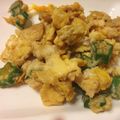 ゆいまーるん's cooksnap of when they made オクラで歯ごたえUP♡卵炒め.