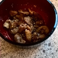 マコー家のヤミー's cooksnap of when they made 鶏皮ポン酢　おつまみ簡単.