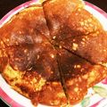 ともみん♫'s cooksnap of when they made HM豆腐バナナ味見で無くなるホットケーキ.