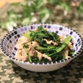ぽっぽぺぺ's cooksnap of when they made 大根葉と豚肉の炒めもの.