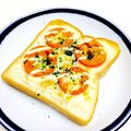 Chikatan☆'s cooksnap of when they made 人参の　カレー＊塩トースト.