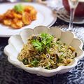 ちえこキッチン's cooksnap of when they made 簡単！しらたき・辛子高菜・しらす炒め.