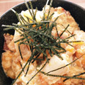 堀端のさくらさん's cooksnap of when they made 油揚げとちくわの卵とじ丼.