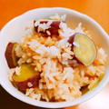 ツナシャチ's cooksnap of when they made 見た目も可愛い♪さつまいも炊き込みごはん.