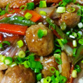クック64OY6U☆'s cooksnap of when they made スパイシーな白菜と肉団子の旨み炒め.