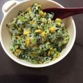 yuppi29's cooksnap of when they made 離乳食【後期】ほうれん草の炒飯☆.