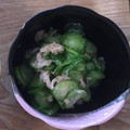 おはる28's cooksnap of when they made ツナときゅうりの酢の物.