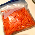 +ちぃ+'s cooksnap of when they made 簡単千切り人参 保存法 自家製冷凍食品.