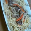 乙女チック's cooksnap of when they made きのこ・きのこのバター醤油パスタ.