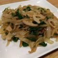 youheino's cooksnap of when they made 味付簡単ピーマンとレンコン玉ねぎの炒め物.