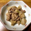 emiemiy's cooksnap of when they made 【簡単】里芋と牛肉のピリ辛韓国風.
