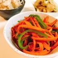 ふぁうchan★'s cooksnap of when they made 人参とピーマンのカレー炒め.
