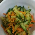 かよことみみ's cooksnap of when they made 〜胡瓜と人参の胡麻和え〜.