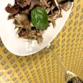 g_pearl's cooksnap of when they made 砂肝とまいたけの粒マスタードソテー.