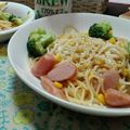 eco0w0's cooksnap of when they made ウインナーとブロッコリーのパスタ♪.