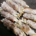 seripoke's cooksnap of when they made 5分で作るえのきのバラ豚肉巻き！.