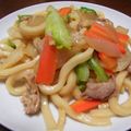 korakko's cooksnap of when they made 【焼きうどん】.