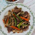 イチゴ、イチゴ。's cooksnap of when they made 人参とピーマンと牛肉の甘辛炒め.