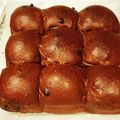 まり凜's cooksnap of when they made ココア＆チョコチップ de ちぎりパン♪.