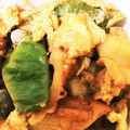 toto！'s cooksnap of when they made 絹さやとちくわの卵とじ.