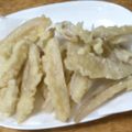 むっく番's cooksnap of when they made 秋のごちそう☆アケビの天ぷら.